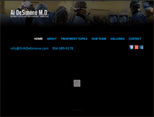 Tablet Screenshot of doctoraldesimone.com